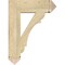 Ekena Millwork Olympic Arts & Crafts Rough Sawn Bracket, Douglas Fir, 6"W x 24"D x 32"H BKT06X24X32OLY03RDF - alternate 2